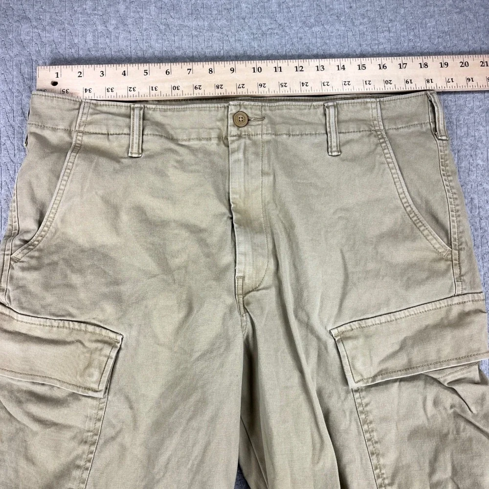 Levi's XX Cargo Taper Pants Men 38x32 Fits 36X30 Khaki Tan Utility‎ Workwear